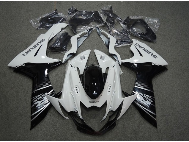 Blanc Noir Carénages GSXR 750 K11 2011-2024 Blanc Noir Carénages GSXR 750 K11 2011-2024