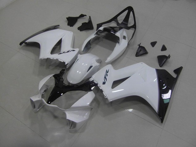 Blanc Noir Carénages VFR 800 2002-2013 Blanc Noir Carénages VFR 800 2002-2013