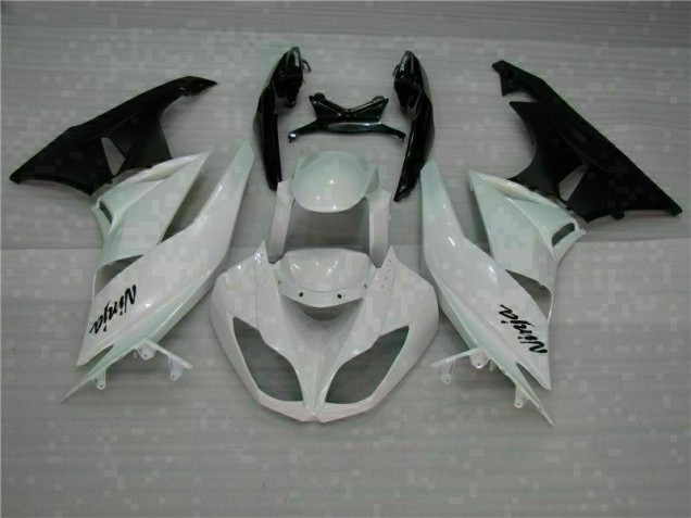 Blanc Noir Carénages ZX6R 2009-2012 Blanc Noir Carénages ZX6R 2009-2012