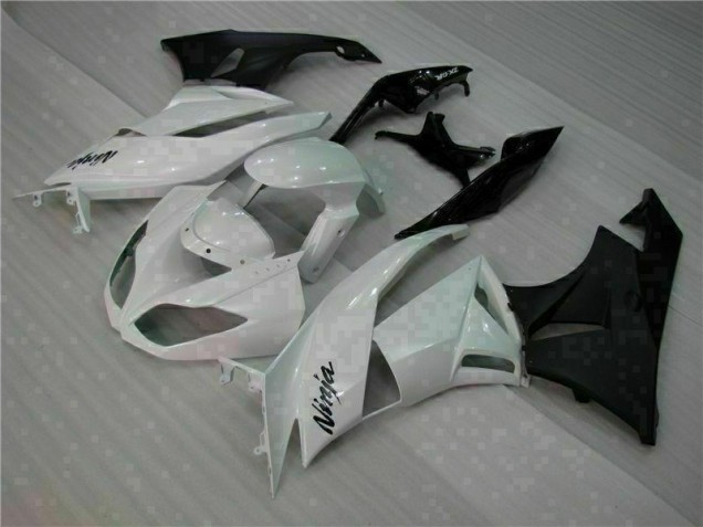 Blanc Noir Carénages ZX6R 2009-2012 Blanc Noir Carénages ZX6R 2009-2012