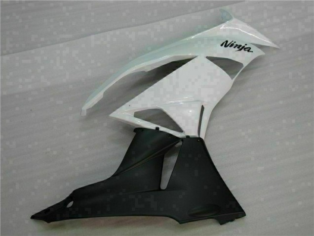 Blanc Noir Carénages ZX6R 2009-2012 Blanc Noir Carénages ZX6R 2009-2012