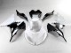 Blanc Noir Carénages ZX6R 2013-2018 Blanc Noir Carénages ZX6R 2013-2018