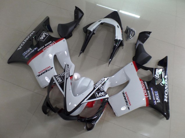 Blanc Noir Carrera Lee Carénage CBR 600 F4i 2001-2003 Blanc Noir Carrera Lee Carénage CBR 600 F4i 2001-2003