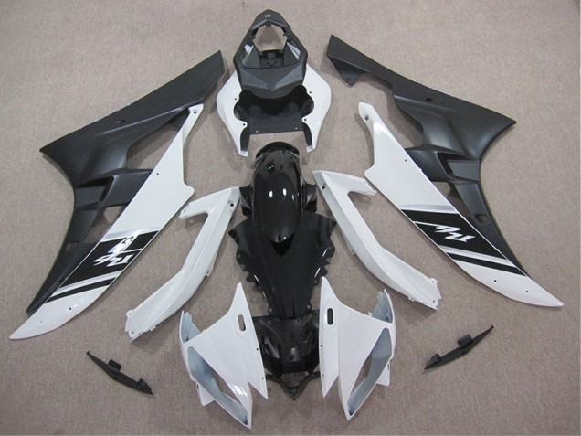 Blanc Noir Kit Carénages R6 2006-2007 Blanc Noir Kit Carénages R6 2006-2007
