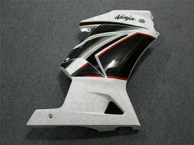Blanc Noir Ninja Carénages EX250 2008-2012 Blanc Noir Ninja Carénages EX250 2008-2012