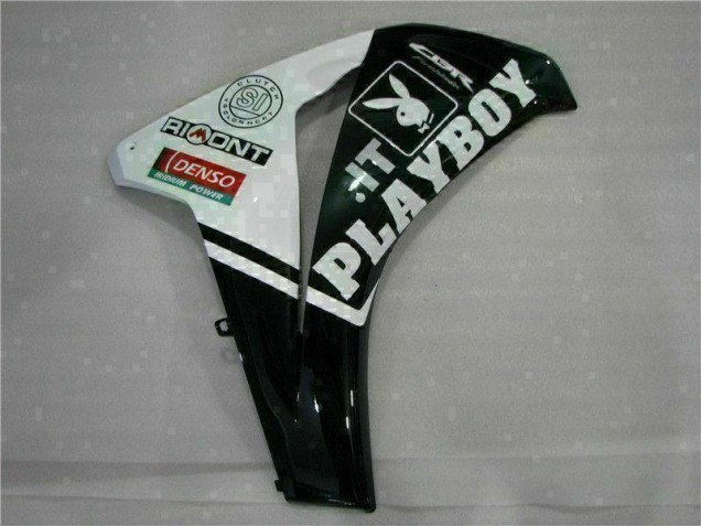 Blanc Noir Playboy Carénage CBR 1000 RR 2008-2011 Blanc Noir Playboy Carénage CBR 1000 RR 2008-2011