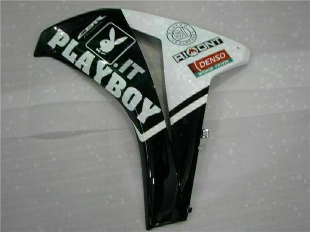 Blanc Noir Playboy Carénage CBR 1000 RR 2008-2011 Blanc Noir Playboy Carénage CBR 1000 RR 2008-2011