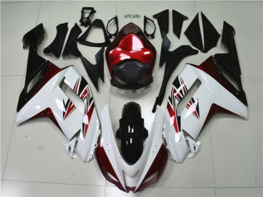 Blanc Noir Rouge Carénage ZX6R 2007-2008