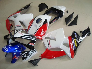 Blanc Noir Rouge Lee Carénage CBR 600 RR 2003-2004
