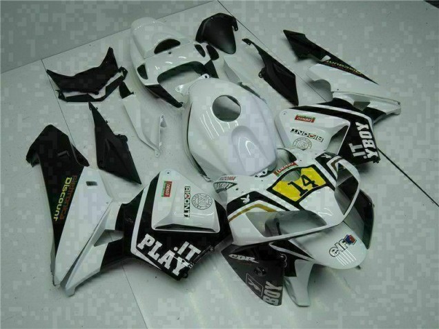 Blanc Playboy 14 Carénage CBR 600 RR 2005-2006