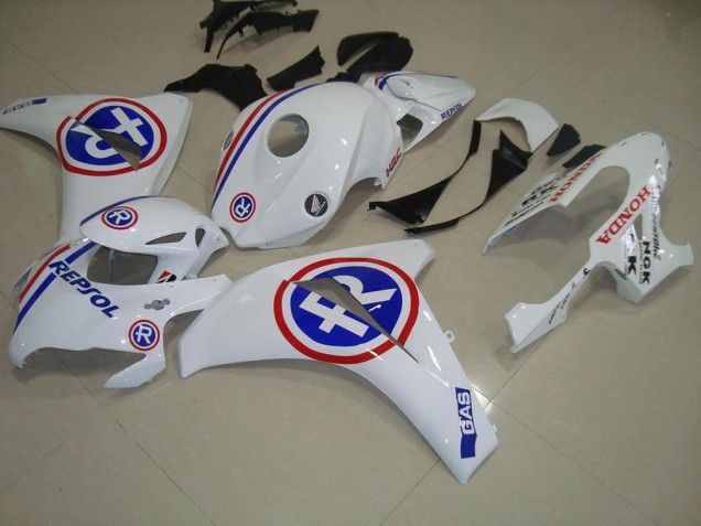 Blanc Repsol Carénage CBR 1000 RR 2008-2011 Blanc Repsol Carénage CBR 1000 RR 2008-2011