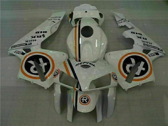 Blanc Repsol Carénage CBR 600 RR 2005-2006 Blanc Repsol Carénage CBR 600 RR 2005-2006