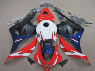 Blanc Rouge Bleu Carénage CBR 600 RR 2009-2012