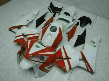 Blanc Rouge Carénages CBR 600 RR 2005-2006