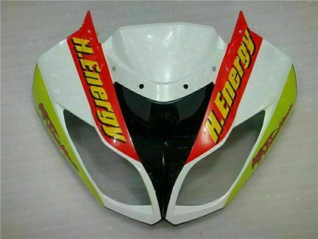 Blanc Rouge H. Énergie Carénage ZX6R 2009-2012 Blanc Rouge H. Énergie Carénage ZX6R 2009-2012