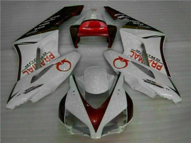 Blanc Rouge Kit Carénages CBR 1000 RR 2004-2005