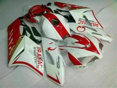 Blanc Rouge Kit Carénages & Plastique CBR 1000 RR 2004-2005