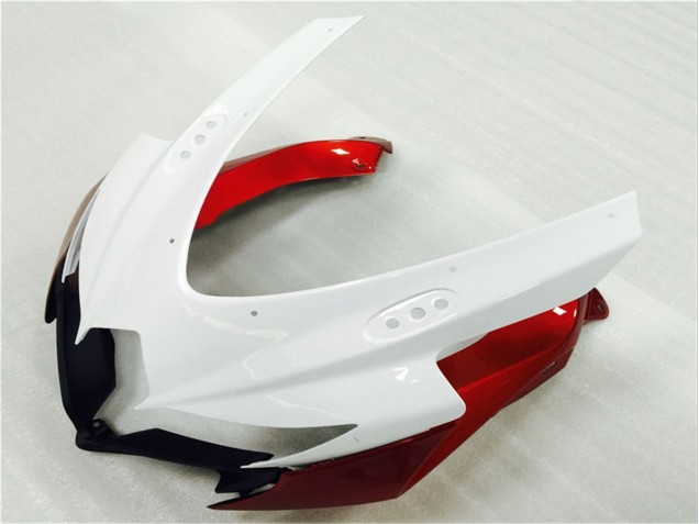 Blanc Rouge Noir Carénage GSXR 600 / 750 K8 2008-2010 Blanc Rouge Noir Carénage GSXR 600 / 750 K8 2008-2010