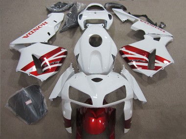 Blanc Rouge Noir Carénages CBR 1000 RR 2004-2005