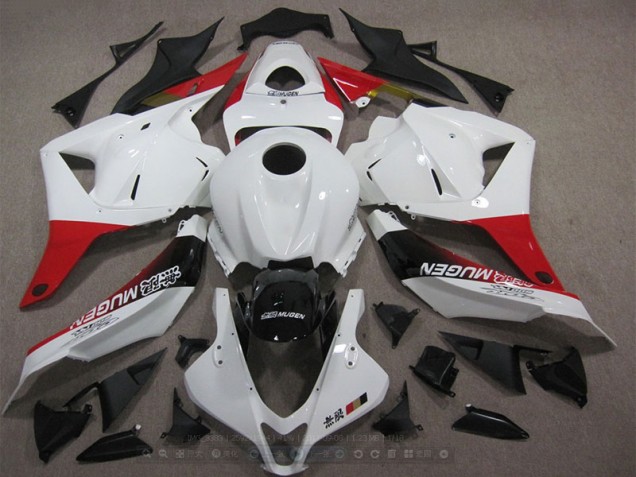 Blanc Rouge Noir Mugen Carénage CBR 600 RR 2009-2012 Blanc Rouge Noir Mugen Carénage CBR 600 RR 2009-2012