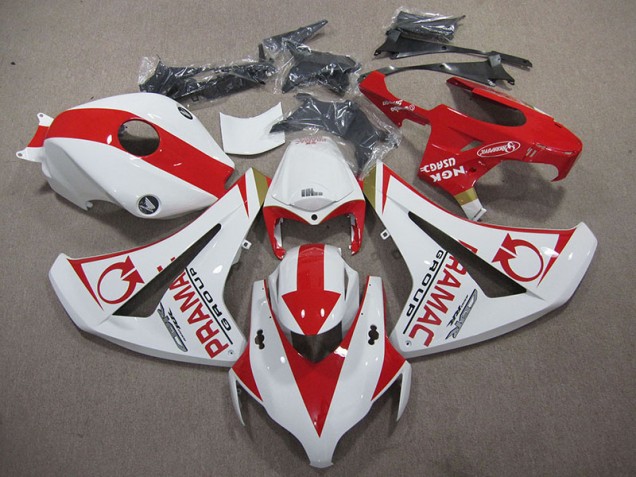 Blanc Rouge PRAMAC Carénage CBR 1000 RR 2008-2011 Blanc Rouge PRAMAC Carénage CBR 1000 RR 2008-2011