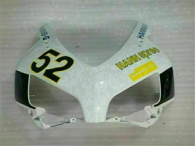 Blanc Vert Hannspree 52 Carénage CBR 1000 RR 2004-2005 Blanc Vert Hannspree 52 Carénage CBR 1000 RR 2004-2005