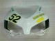 Blanc Vert Hannspree 52 Carénage CBR 1000 RR 2004-2005 Blanc Vert Hannspree 52 Carénage CBR 1000 RR 2004-2005