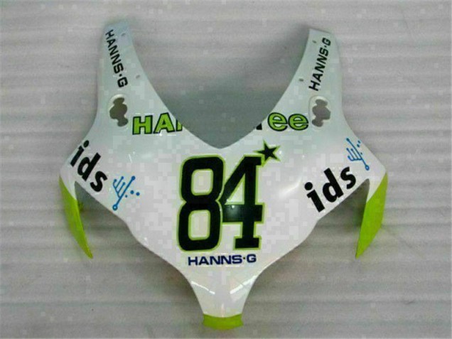 Blanc Vert Hannspree 84 Carénage CBR 1000 RR 2008-2011 Blanc Vert Hannspree 84 Carénage CBR 1000 RR 2008-2011