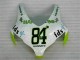 Blanc Vert Hannspree 84 Carénage CBR 1000 RR 2008-2011 Blanc Vert Hannspree 84 Carénage CBR 1000 RR 2008-2011