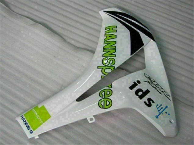 Blanc Vert Hannspree 84 Carénage CBR 1000 RR 2008-2011 Blanc Vert Hannspree 84 Carénage CBR 1000 RR 2008-2011