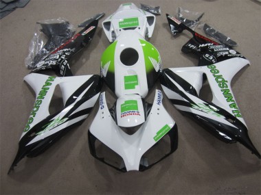 Blanc Vert Hannspree Carénage CBR 1000 RR 2006-2007