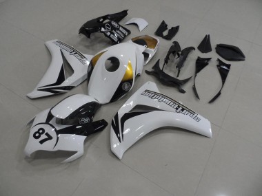 Blanc et Noir 87 Carénage CBR 1000 RR 2008-2011