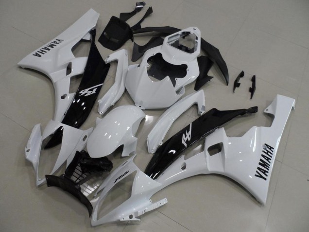 Blanc et Noir Carénage R6 2006-2007 Blanc et Noir Carénage R6 2006-2007