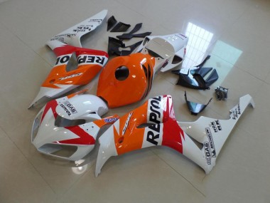 Blanc et Orange Repsol Carénage CBR 1000 RR 2006-2007