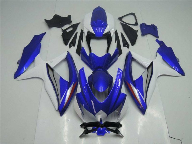 Bleu Blanc Carénage GSXR 600 / 750 K8 2008-2010