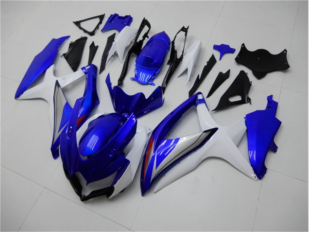 Bleu Blanc Carénage GSXR 600 / 750 K8 2008-2010