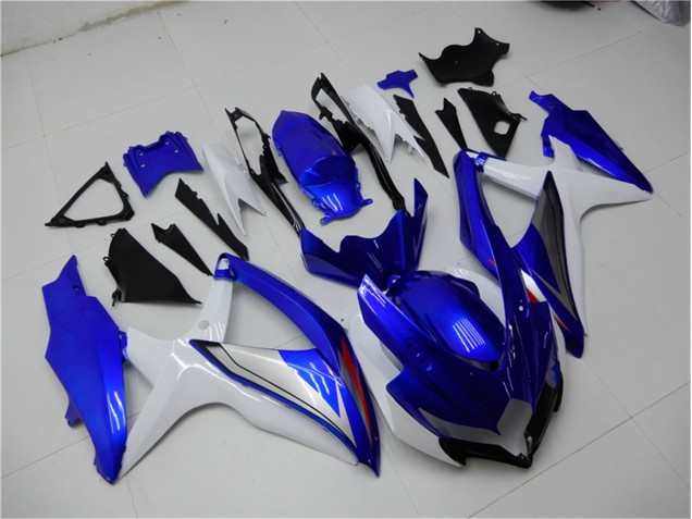 Bleu Blanc Carénage GSXR 600 / 750 K8 2008-2010