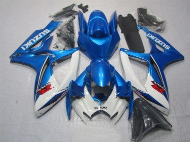 Bleu Blanc Carénage GSXR 600 K6 2006-2007