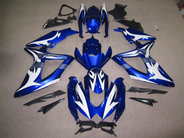 Bleu Blanc Carénage GSXR 600 K8 2008-2010 Bleu Blanc Carénage GSXR 600 K8 2008-2010