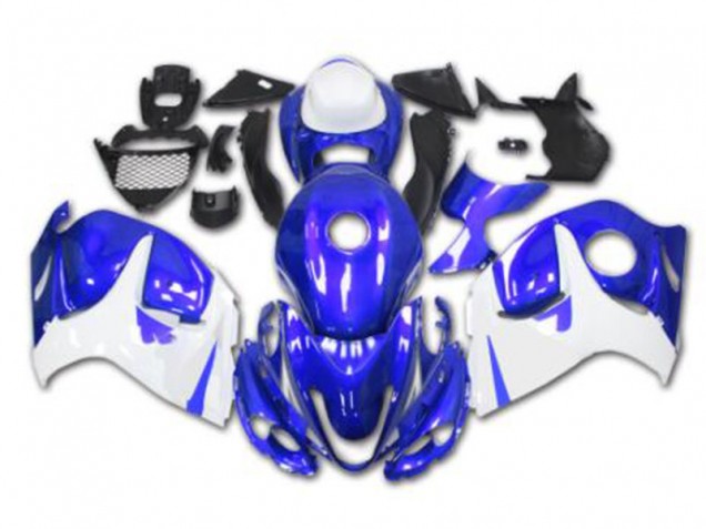 Bleu Blanc Carénages GSXR 1300 Hayabusa 2008-2019 Bleu Blanc Carénages GSXR 1300 Hayabusa 2008-2019