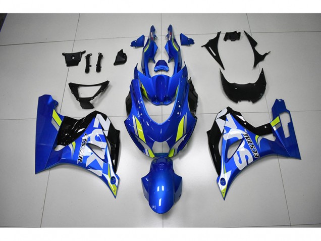 Bleu Blanc Décalque Carénage GSXR 1000 2017-2023 Bleu Blanc Décalque Carénage GSXR 1000 2017-2023