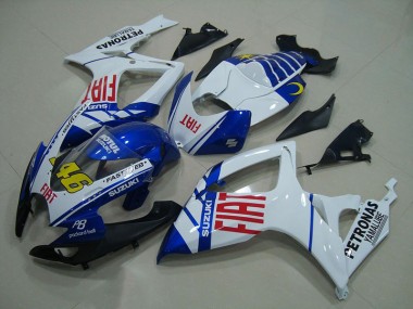 Bleu Blanc Fiat 46 Carénage GSXR 750 K6 2006-2007