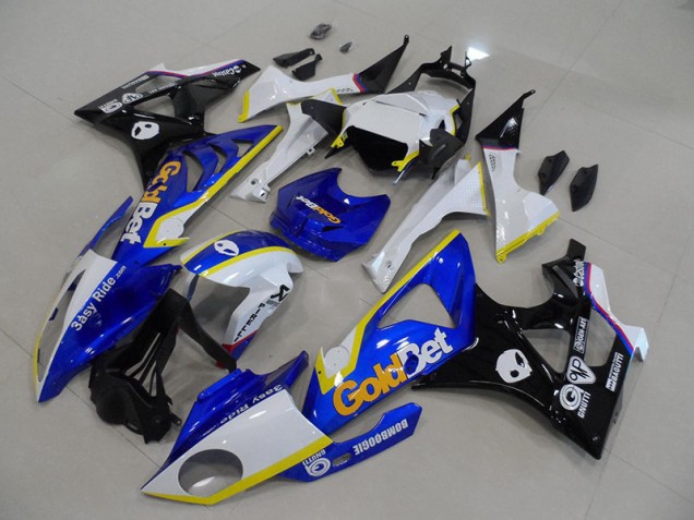 Bleu Blanc GoldBet Carénages S1000RR 2009-2014 Bleu Blanc GoldBet Carénages S1000RR 2009-2014