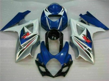 Bleu Blanc Kit Carénages Complet GSXR 1000 K7 2007-2008