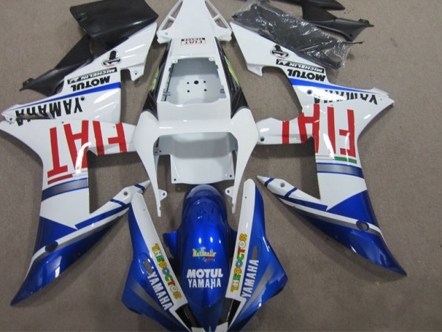 Bleu Blanc Motul Fiat Carénage R1 2002-2003 Bleu Blanc Motul Fiat Carénage R1 2002-2003