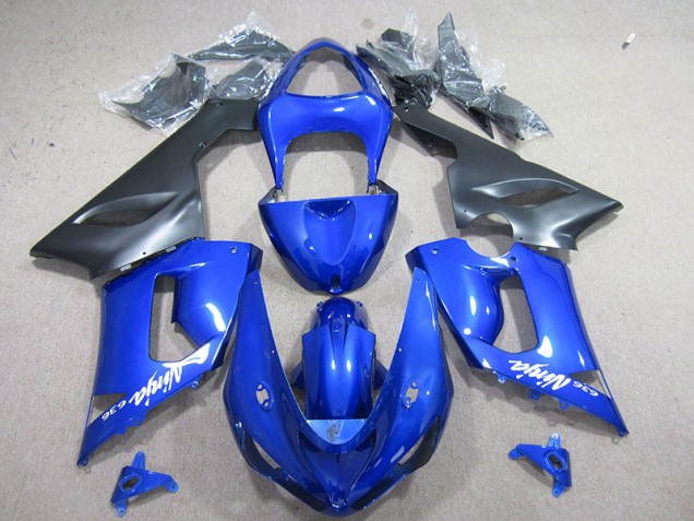 Bleu Blanc Ninja 636 Carénage ZX6R 2005-2006 Bleu Blanc Ninja 636 Carénage ZX6R 2005-2006