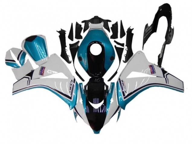 Bleu Blanc Noir Carénage CBR 1000 RR 2008-2011 Bleu Blanc Noir Carénage CBR 1000 RR 2008-2011