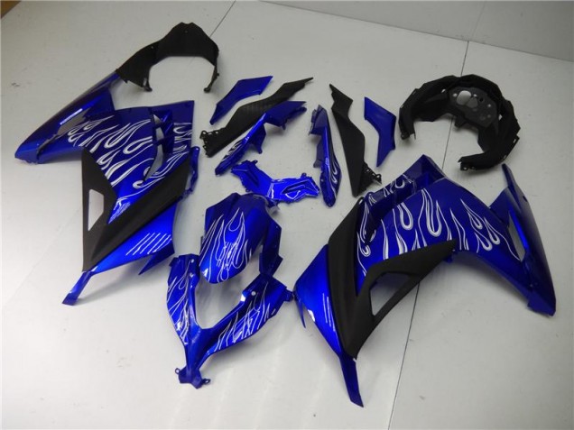 Bleu Blanc Noir Carénage EX300 2013-2016 Bleu Blanc Noir Carénage EX300 2013-2016