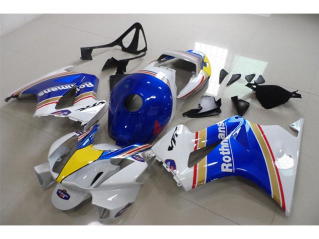 Bleu Blanc Rothmans Carénage VFR 800 2002-2013 Bleu Blanc Rothmans Carénage VFR 800 2002-2013