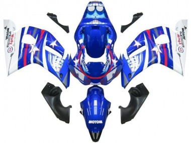 Bleu Blanc Star Fiat Carénage R6 1998-2002